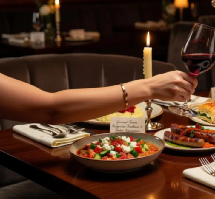 Фина вечеря и елегантна обстановка в ресторанта на Sofia Spade Bistro.